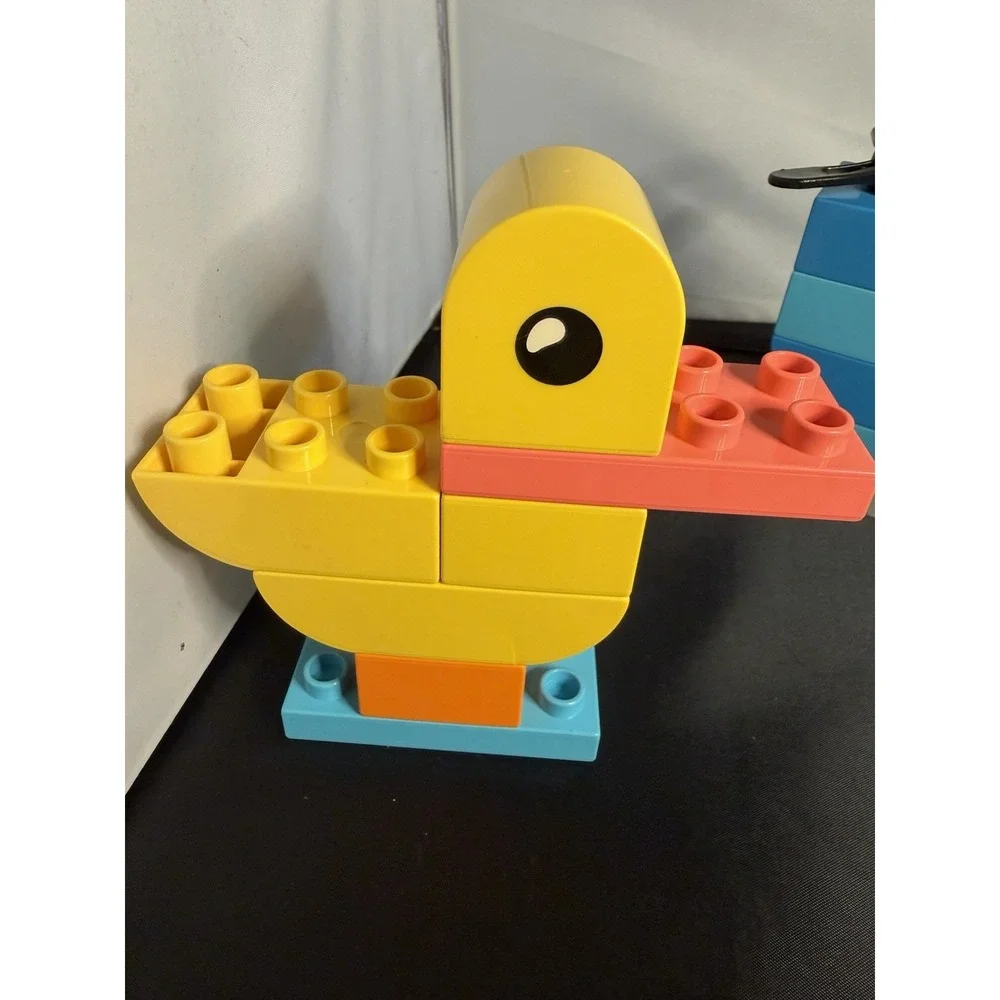 LEGO DUPLO Mixed Lot Duck Helicopter Birthday Cake Animal Building Blocks
